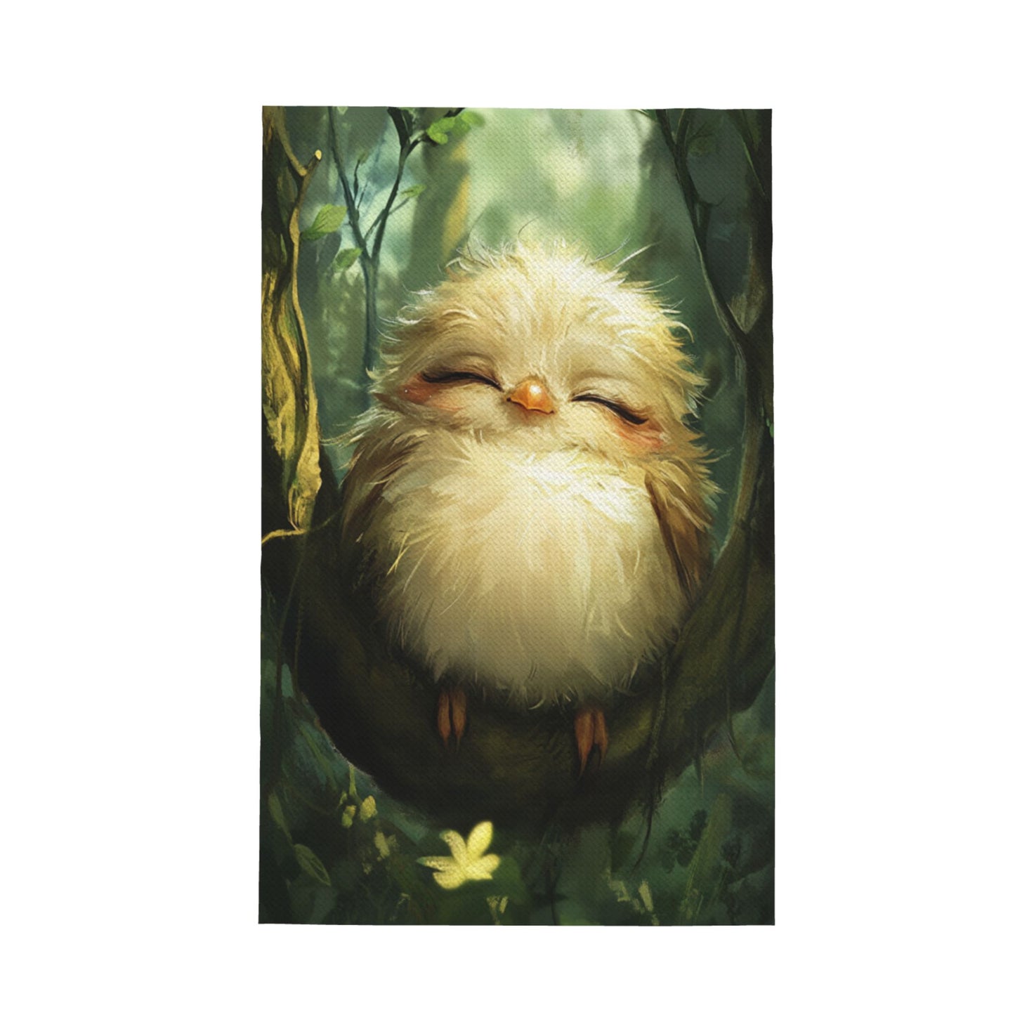 Cute Owl Kitchen Towel – 16"x26" Waffle Weave Hand Towel | Super Absorbent & Quick-Dry | Soft & Durable for Home Decor